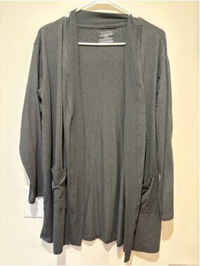 Heather Grey Lightweight Live2Lounge Cardigan